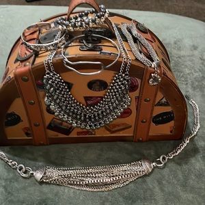 Bundle of Silver Tone Jewelry